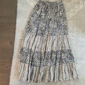 Beachgold leopard skirt